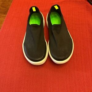 Black Slip-On Women's Shoes